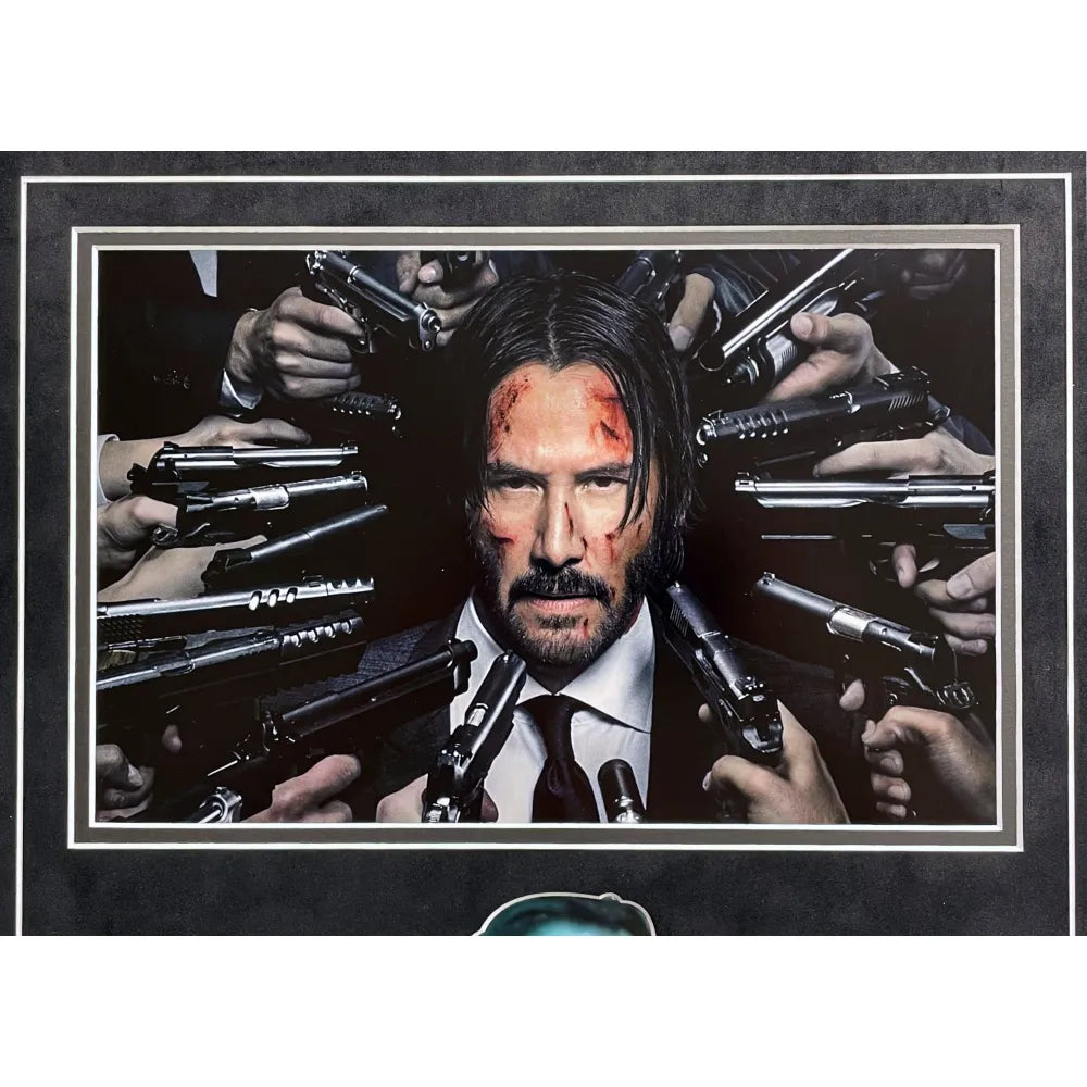 JOHN WICK Chapter 2 Cast(x6) Authentic Hand-Signed Keanu Reeves