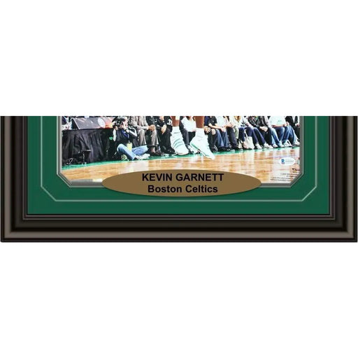 Kevin Garnett Autographed/Signed Boston Celtics Jersey KG (Beckett) COA