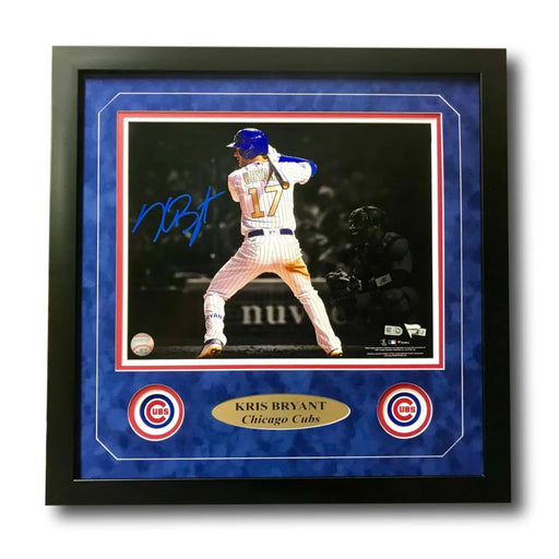 Kris Bryant Autographed Framed Cubs Jersey - The Stadium Studio