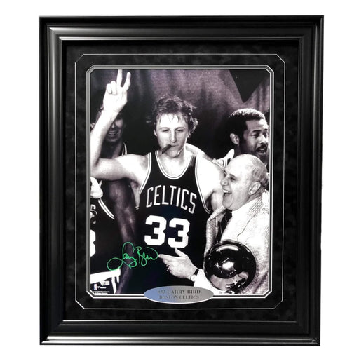 Magic Johnson & Larry Bird signed 11x14 Canvas Photo ~ PSA/DNA COA