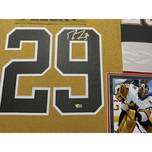 Marc Andre Fleury Pittsburgh Penguins Reebok Small Signed Jersey Jsa
