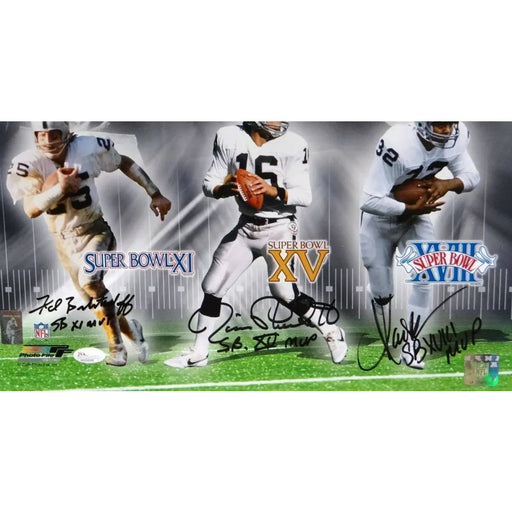 RAY LEWIS SIGNED AUTOGRAPHED FRAMED 16X20 PHOTO JSA COA OVER BEN  ROETHLISBERGER