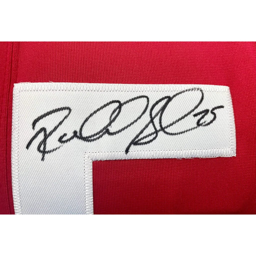 O.J. Simpson Signed Red Buffalo Bills Jersey #32 Inscribed The