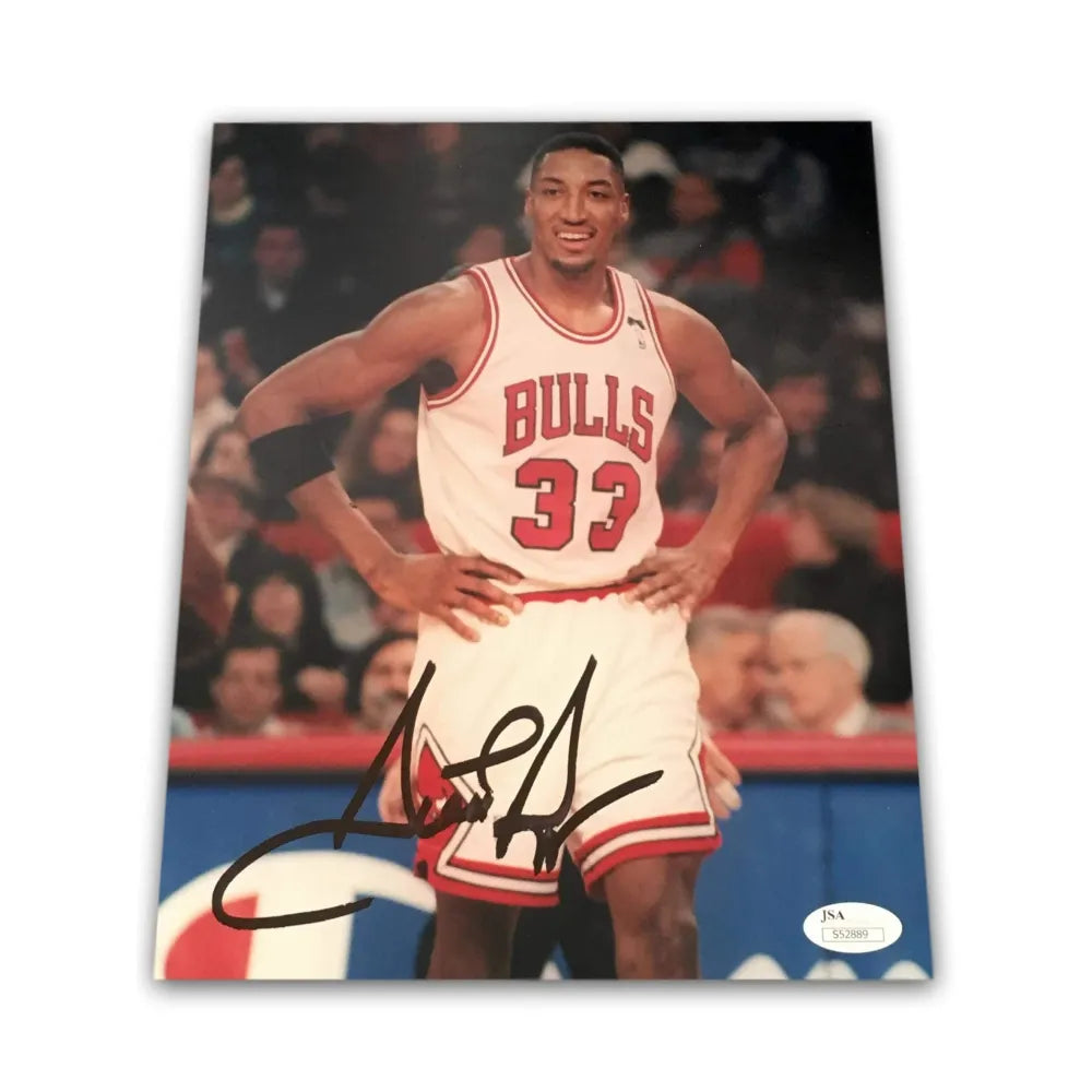 Sold at Auction: Michael Jordan Scottie Pippen Dennis Rodman Bulls signed  autographed 8x10 photo COA