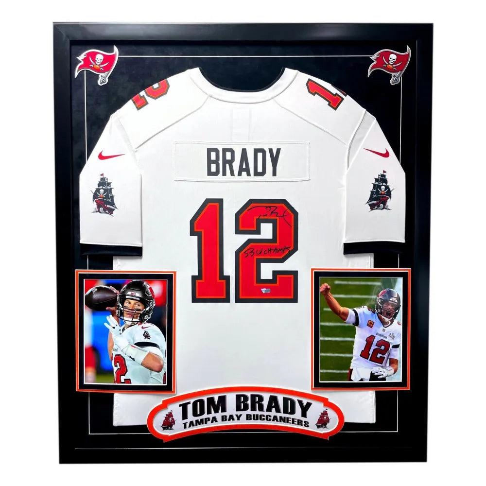 Tom Brady Tampa Bay Buccaneers Fanatics Authentic Autographed