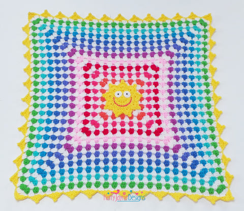Rainbow balnket crochet patterns
