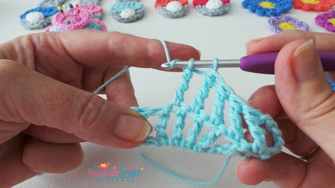 How to make a Triple treble (Ttr) stitch - UK terms