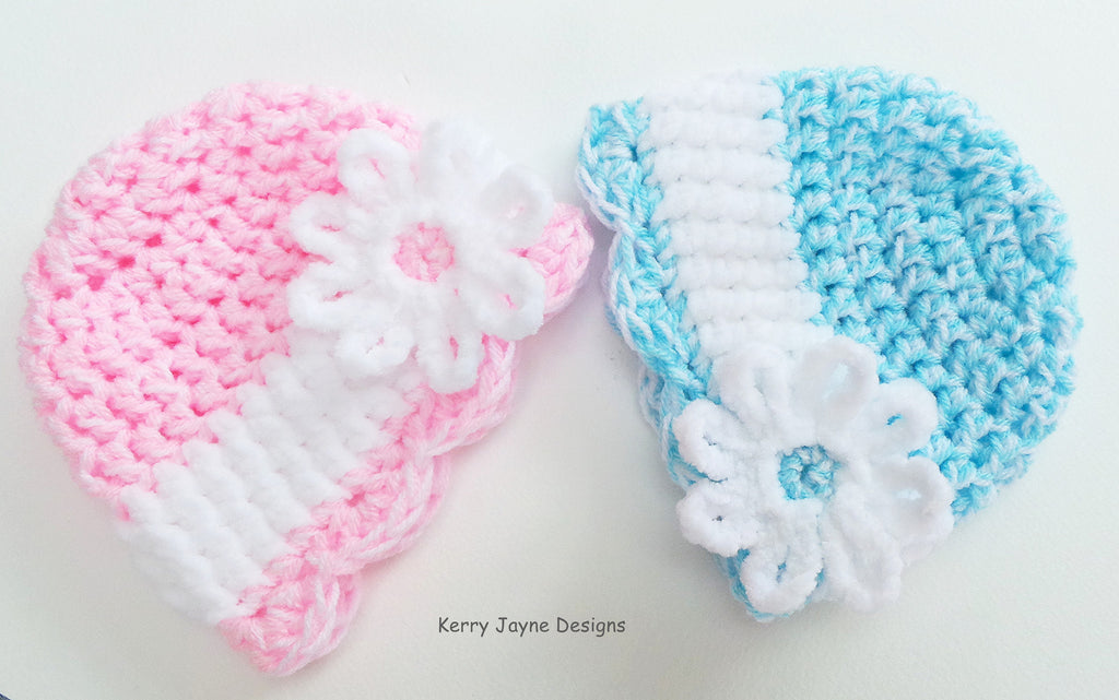 Velvet Daisy Crochet Hat Pattern – Kerry Jayne Designs Ltd