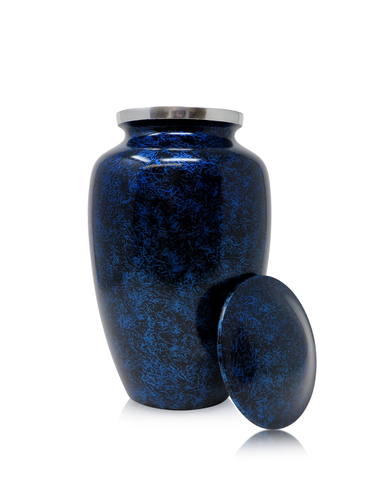 Royal Forest Blue Cremation Urn For Human Ashes Smartchoice Funeral Supplies 