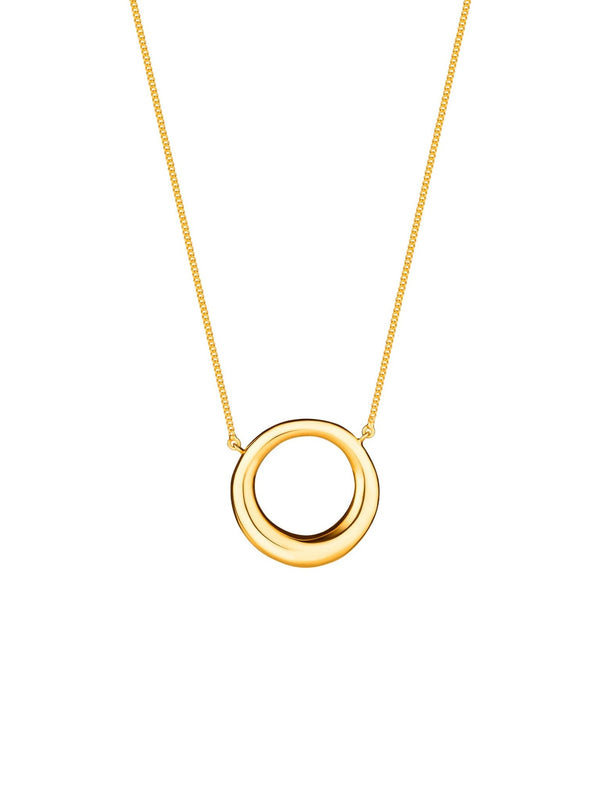 Textured Initial Necklace - MISHO - Mens