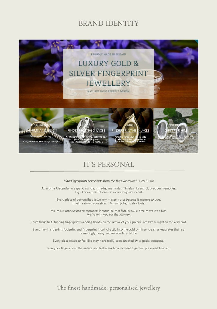The finest, handmade, personalized jewelry - Gold Fingerprint Jewelry