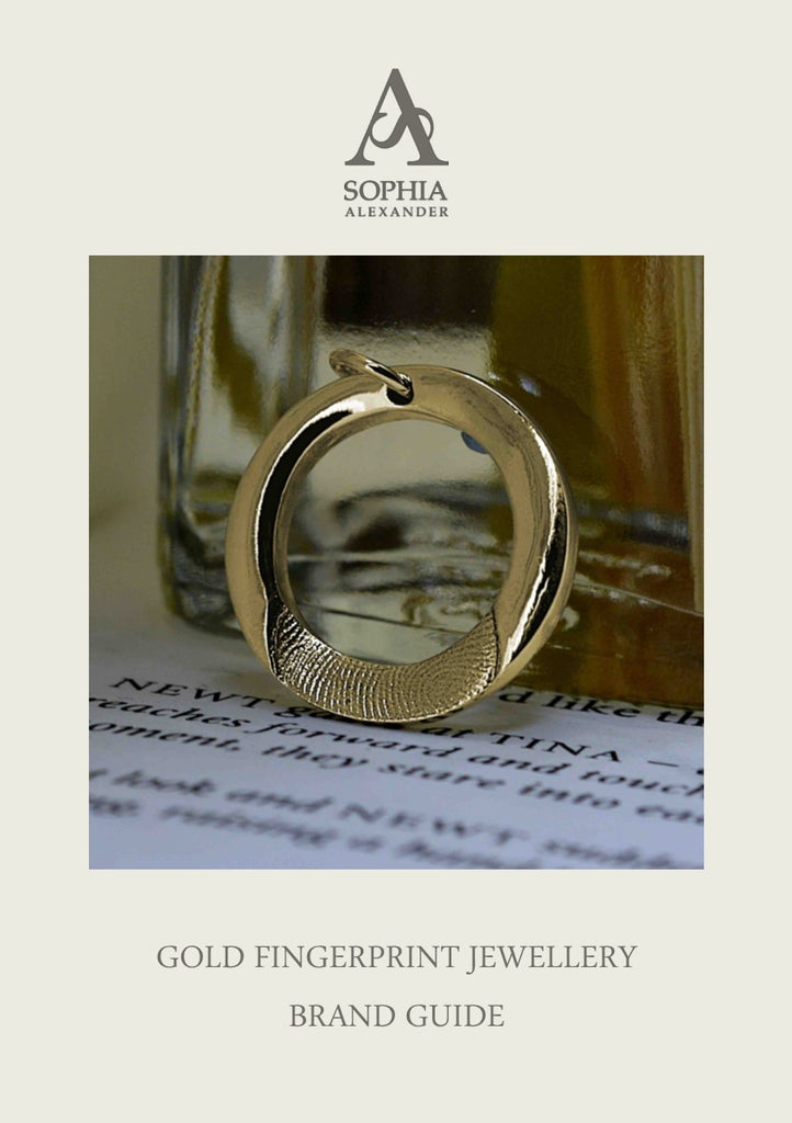 A new brand image for British personalised jewelry company Sophia Alexander