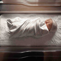 DIY Newborn Photographs - How to take new baby photos.  Fresh 24 photos.  Newborn baby in hospital crib.