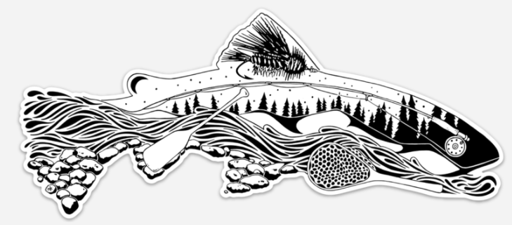 Remedy - Elements of Fly Fishing Decal - Nate Karnes Art – East Rosebud