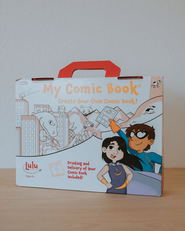 Lulu Jr. My Comic Book Making Kit Multicolor DIY Ages 6 Create