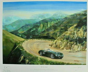 1952 Mille Miglia Limited Edition numbered prints