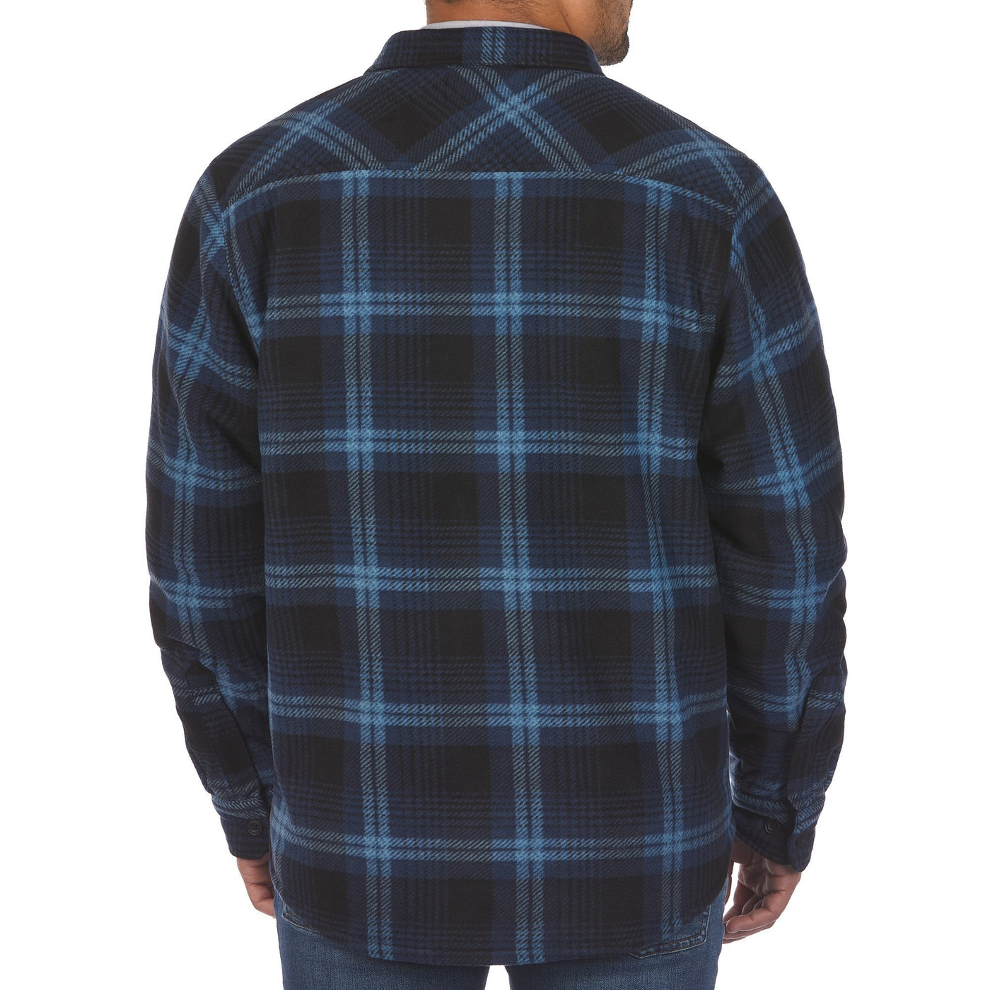 Bonded Sherpa Fleece-Lined Flannel Print Shirt Jacket – The American  Outdoorsman