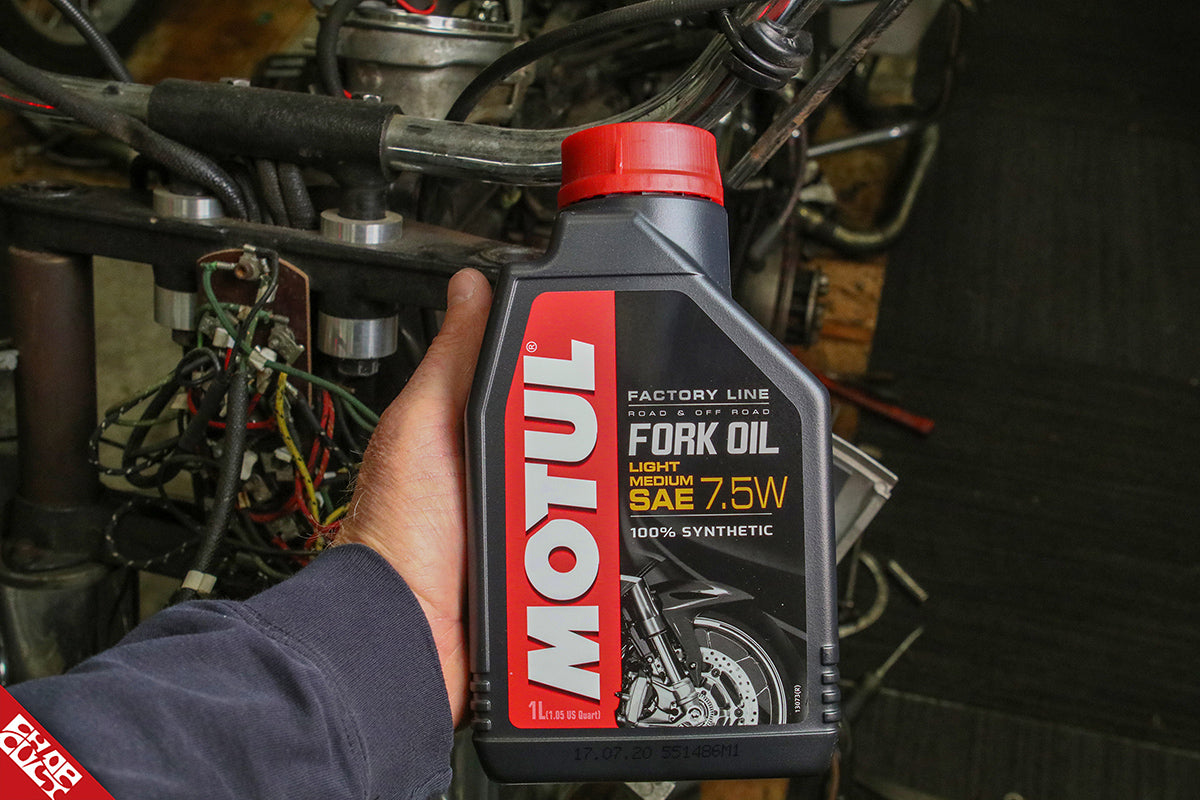 how to change your motorcycle fork oil