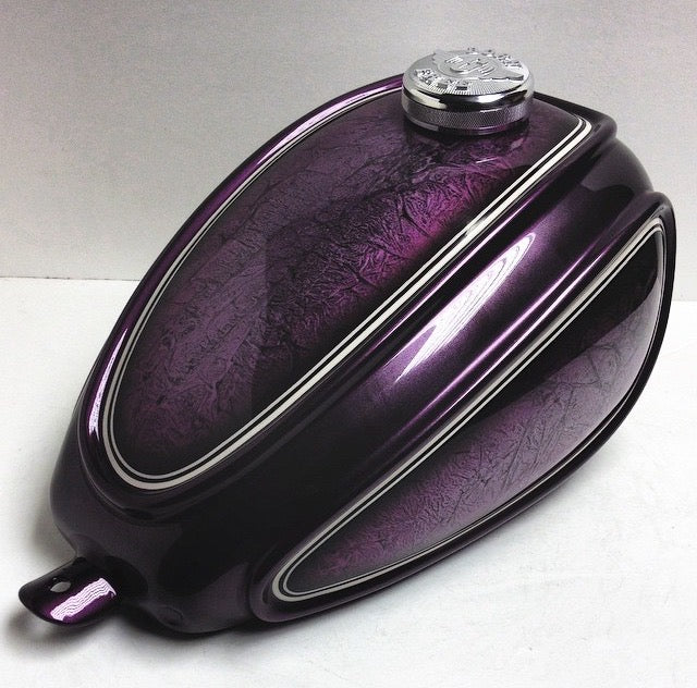 Purple Custom Painted Wassel Gas Tank