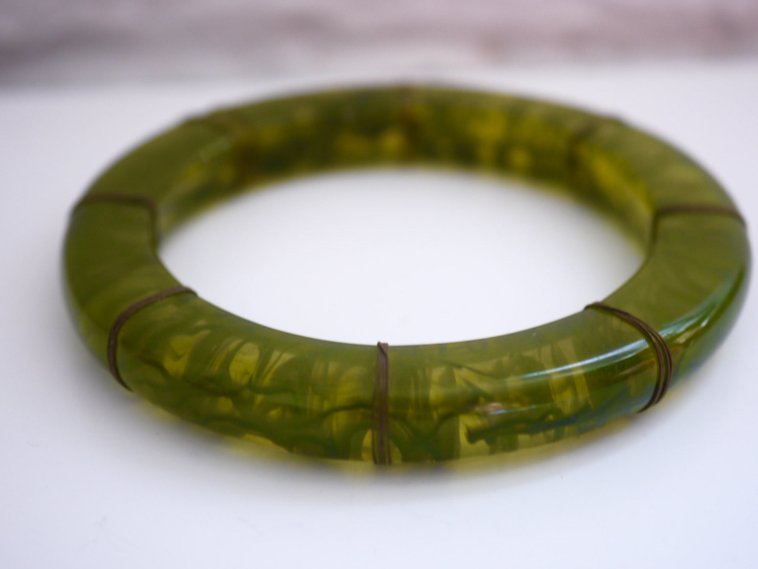 vintage lucite bracelet