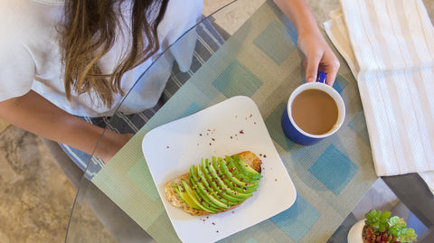 Delicious Avocado Toast and Coffee for a Healthy Breakfast