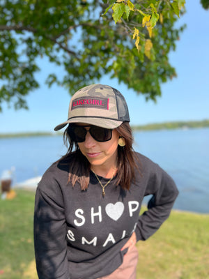Lakegirl Mesh Camo Truck Hat - Two Sisters Boutique