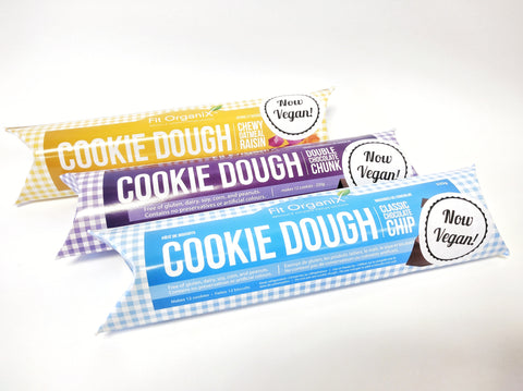 Fit Organix vegan gluten free cookie dough