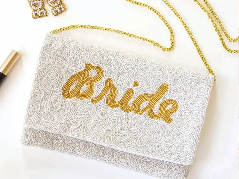 Custom Bridal Clutch - LARGER SIZE