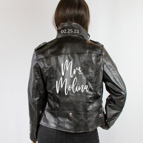 Faux Leather Jacket