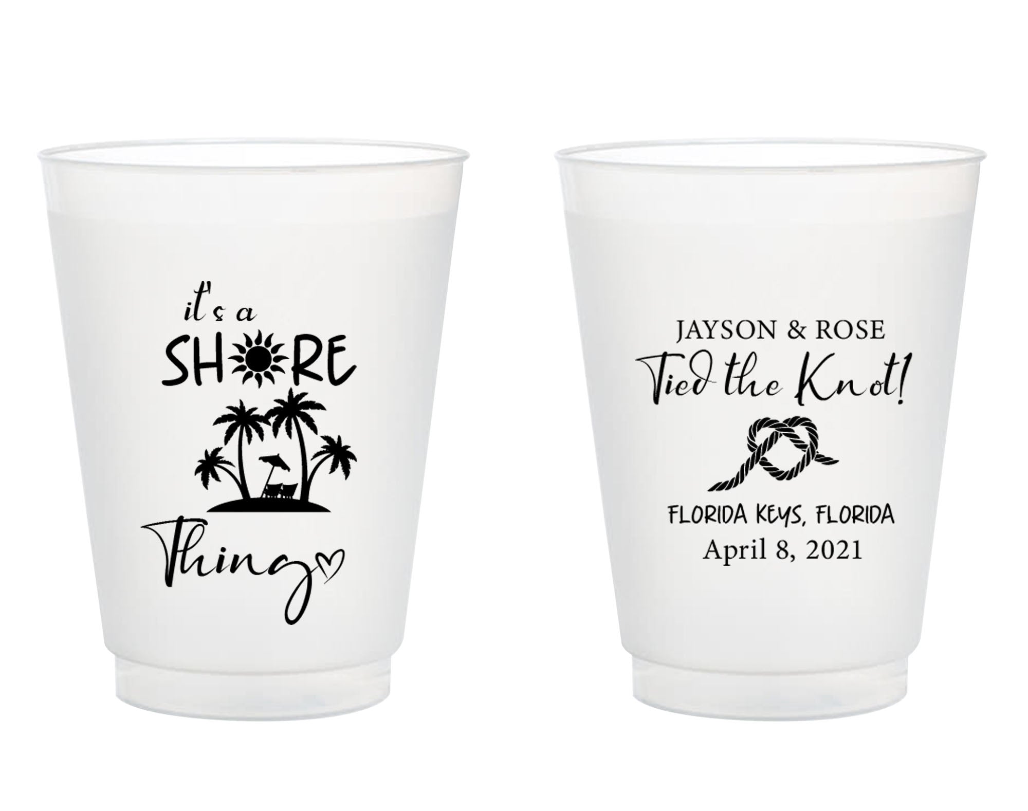 Frosted Cups Wedding Favors (362) –