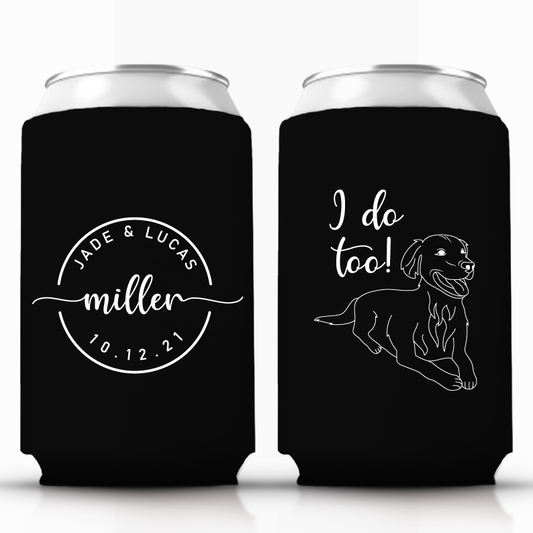 Custom Pet Art Drink Koozie