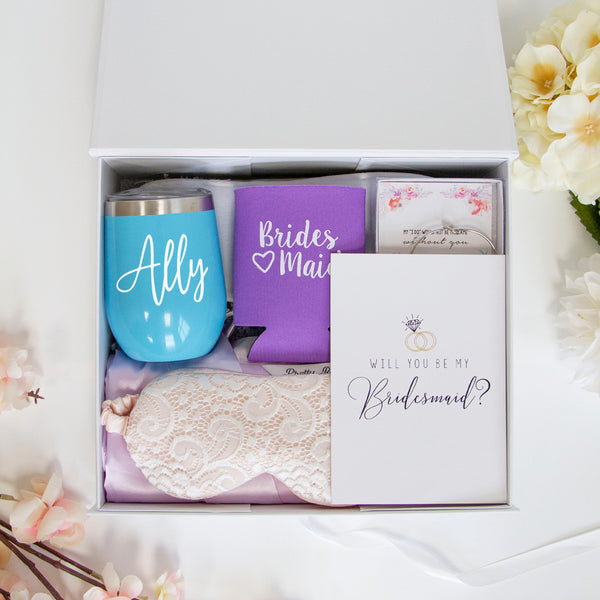 bridesmaid gift boxes set