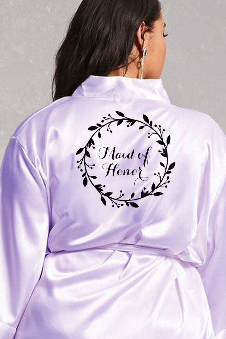 maid of honor robe