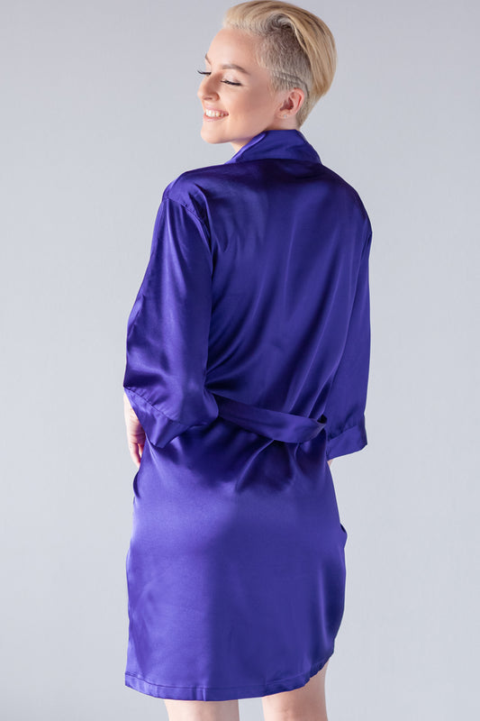 Custom Bridesmaid Satin Kimono Robe