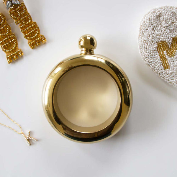 Gold Ring Flask