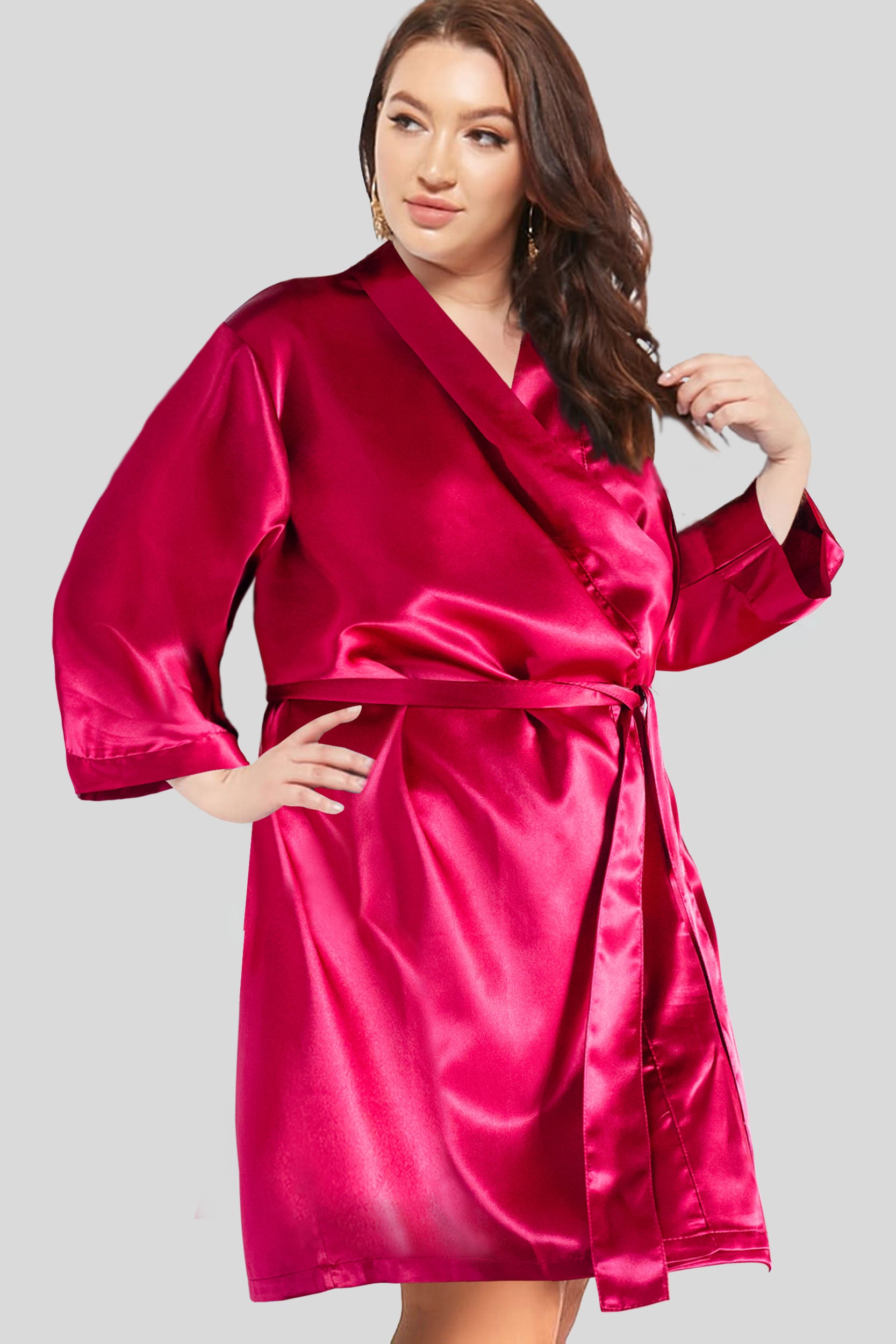 Crimson Robes, Satin Robes, Wedding Robes, Bridesmaid Robes on Sale ...
