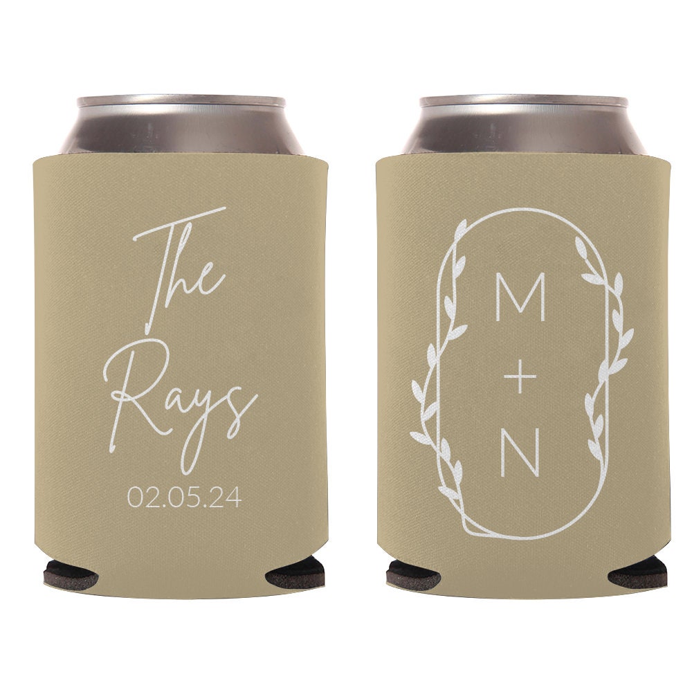 Custom Can Cooler Favors