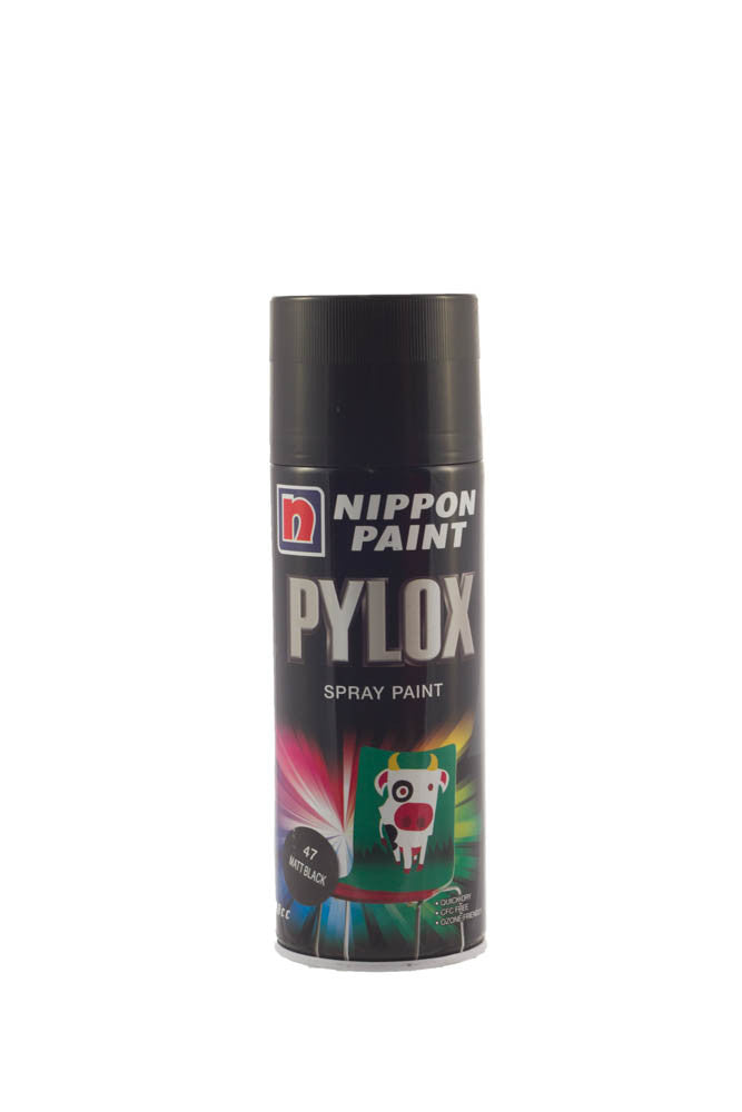  Pylox Spray Paint  47 Matt Black Amricco Engineering 