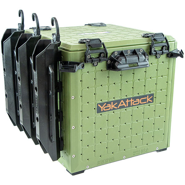 YakAttack BlackPak Pro Kayak Fishing Crate 13" x 13" — Eco Fishing Shop