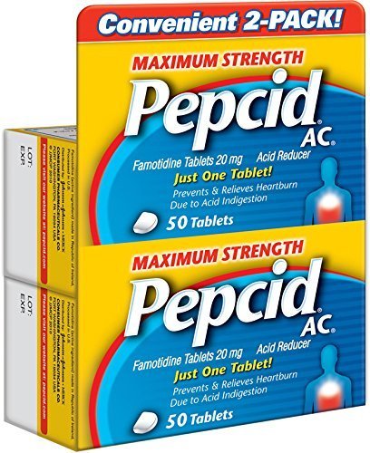 do you take pepcid ac with food