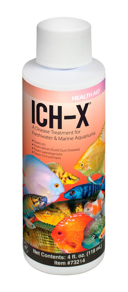 Aquarium Solutions Ich-X Freshwater 4oz – Bay Bridge Aquarium and Pet