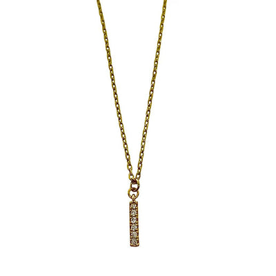 Stainless steel sideways cross necklace set. Gold, waterproof. – Rocks  Boutique