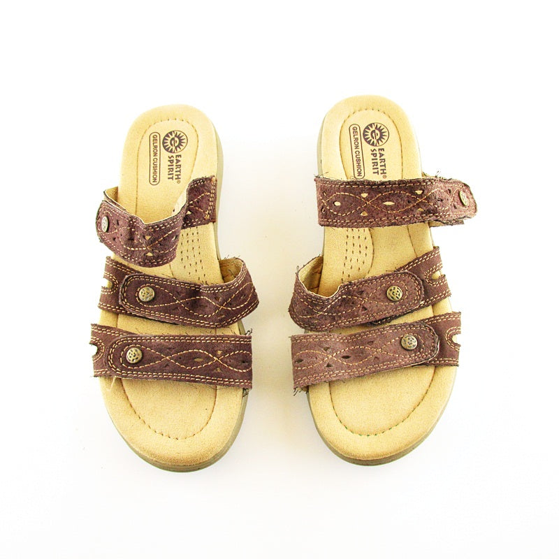 earth spirit gelron cushion sandals