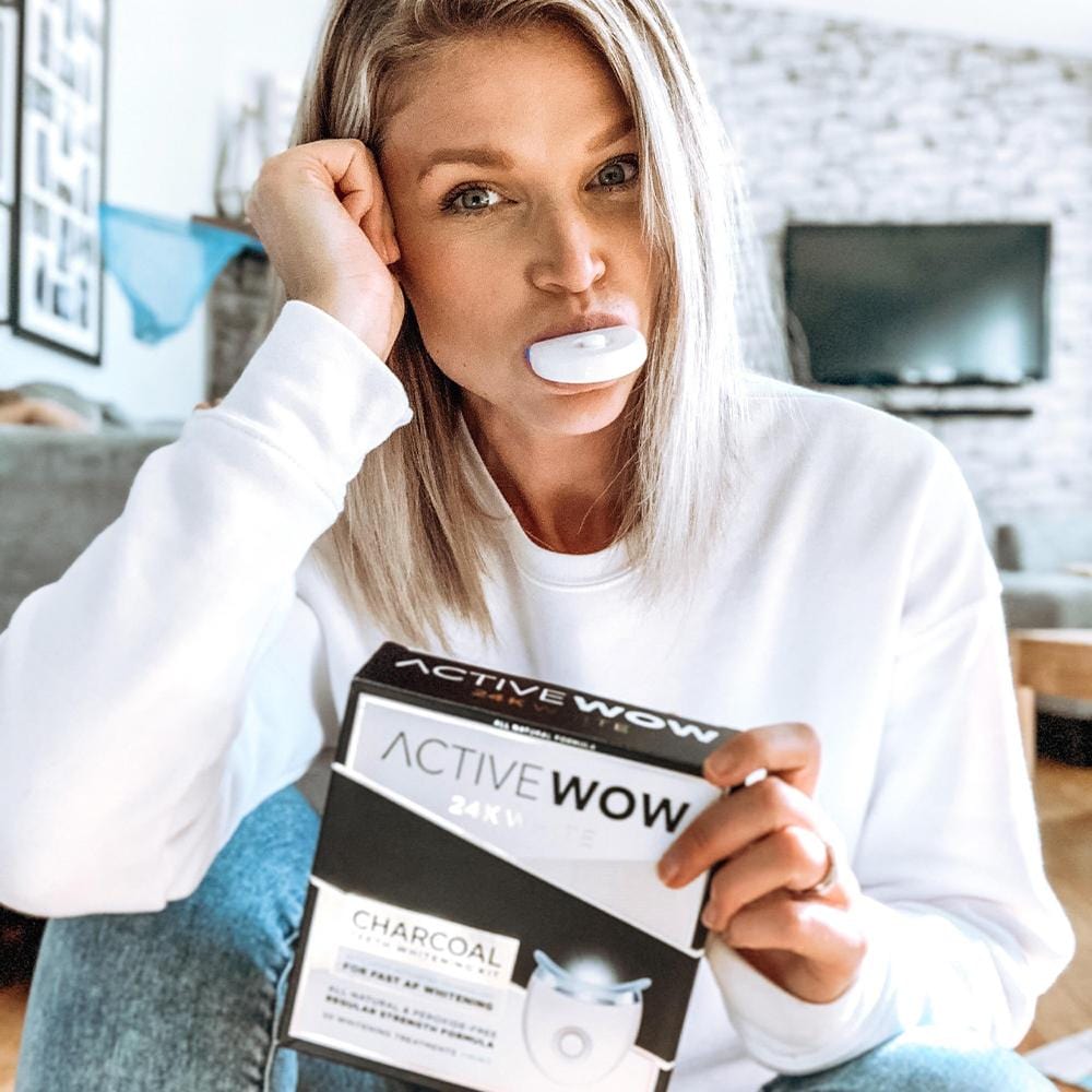 active wow charcoal teeth whitening kit