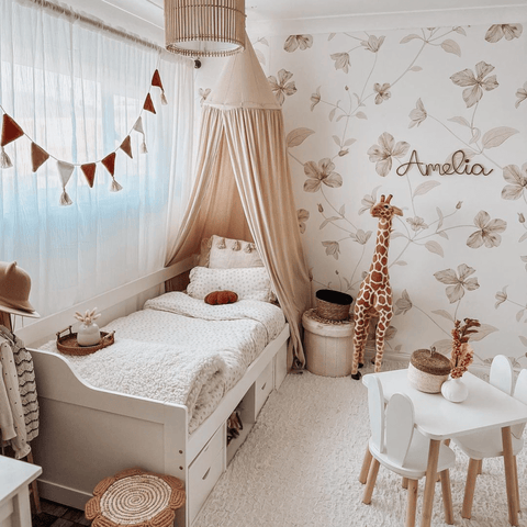 Kids' bedrooms don't have to be a jumble of brightly coloured plastic.