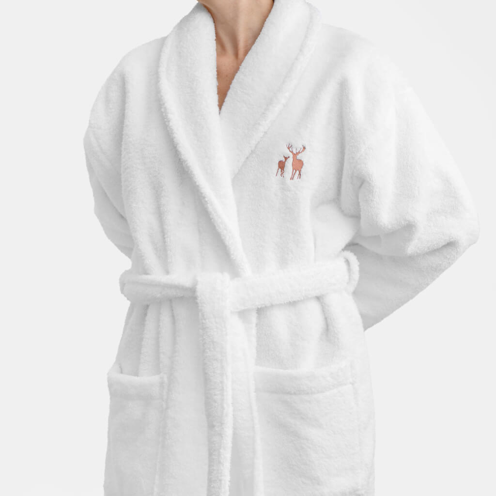 Image of Zero Twist Cotton Towel Dressing Gown