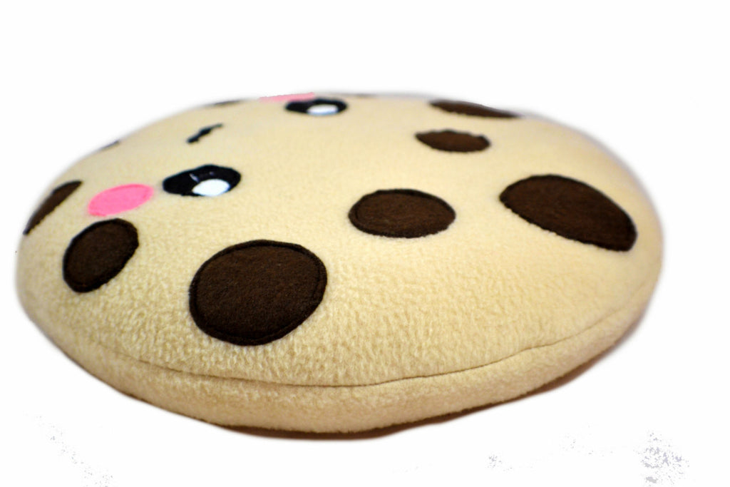 plush chocolate chip cookie