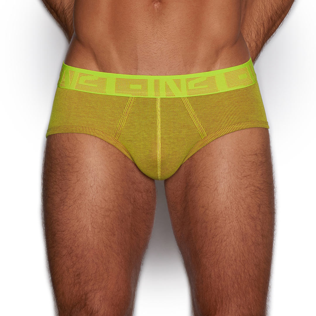 C-IN2 Underwear - Hard Core Fly Front Brief White (2760-100S