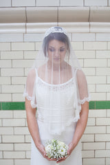 Juliet Cap Veil with Blusher