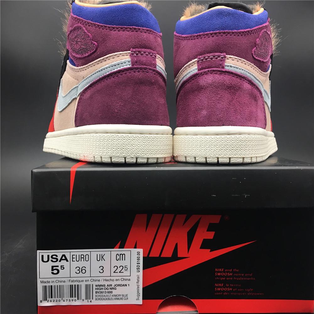 air jordan 1 high og nrg w bordeaux & armory blue